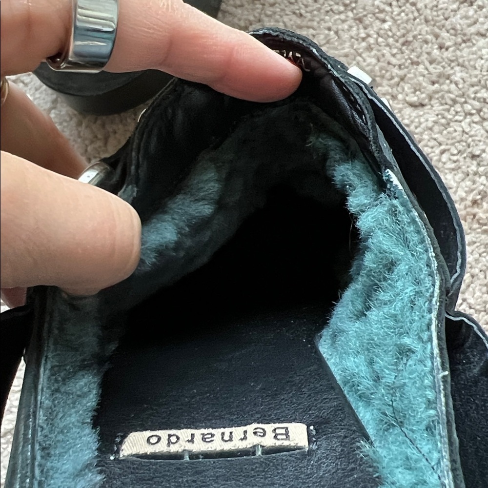 Bernardo Platform Fleece Lined Clogs - image 7